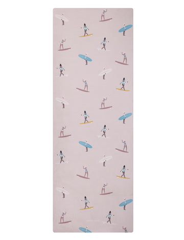 Surfing Mode Rubber Yoga Mat (3.5MM) (Nude)