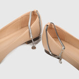 Joisse Pointed Toe Ballerina & Flats (Nude)