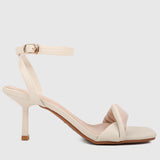 Deena Open Toe Heels (Nude)