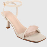 Deena Open Toe Heels (Nude)