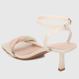 Deena Open Toe Heels (Nude)