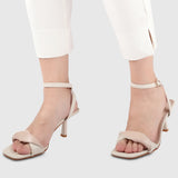 Deena Open Toe Heels (Nude)