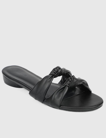 Bettye Open Toe Heels (Black)