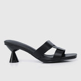 Nanette Open Toe Heels (Black)