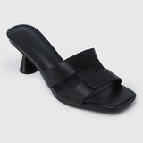 Nanette Open Toe Heels (Black)