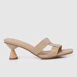 Nanette Open Toe Heels (Nude)