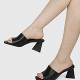 Lyssa Open Toe Heels (Black)