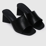 Lyssa Open Toe Heels (Black)