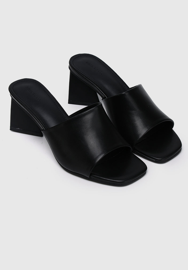 Lyssa Open Toe Heels (Black)