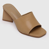 Lyssa Open Toe Heels (Tan)