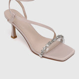 Disney Tinkerbell Never Lose Your Sparkle Open Toe Heels (Pink)