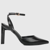 Jessye Pointed Toe Heels (Black)