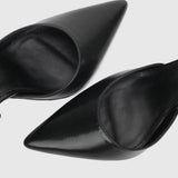 Jessye Pointed Toe Heels (Black)