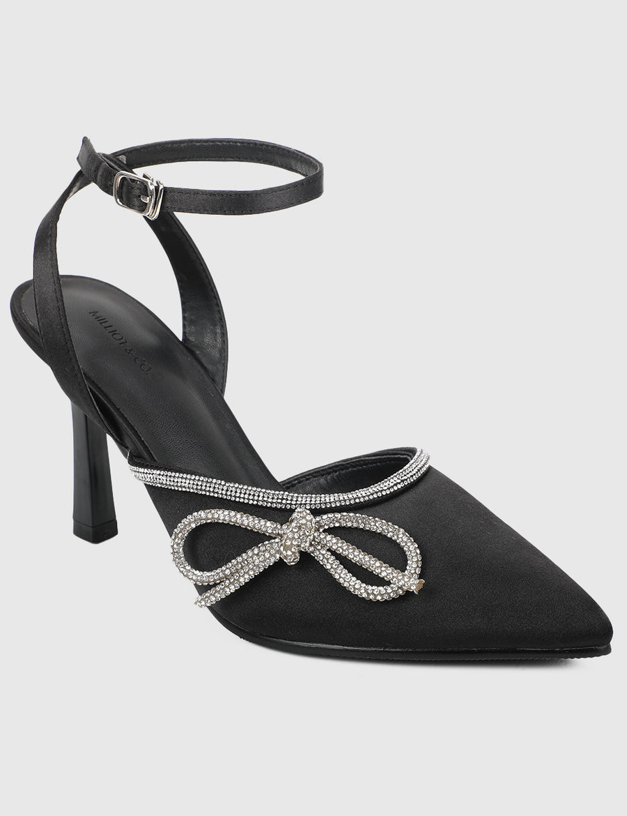 Marlie Pointed Toe Heels (Black)
