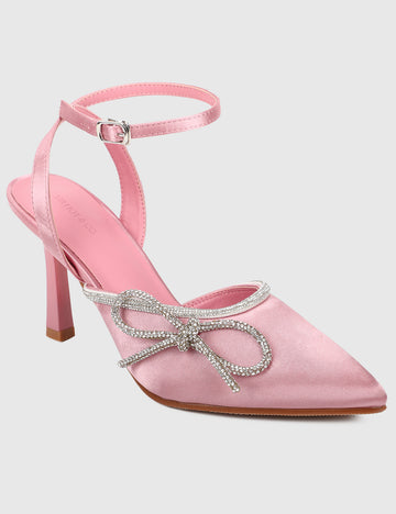 Marlie Pointed Toe Heels (Pink)