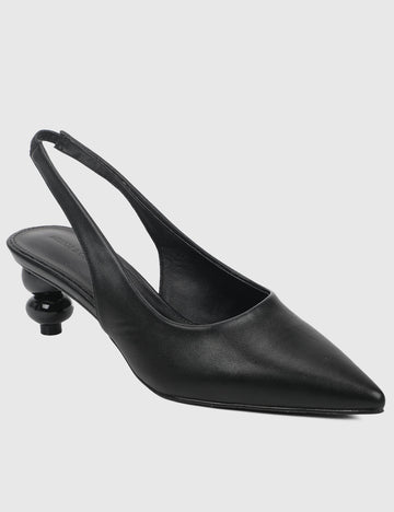 Glynis Pointed Toe Heels (Black)
