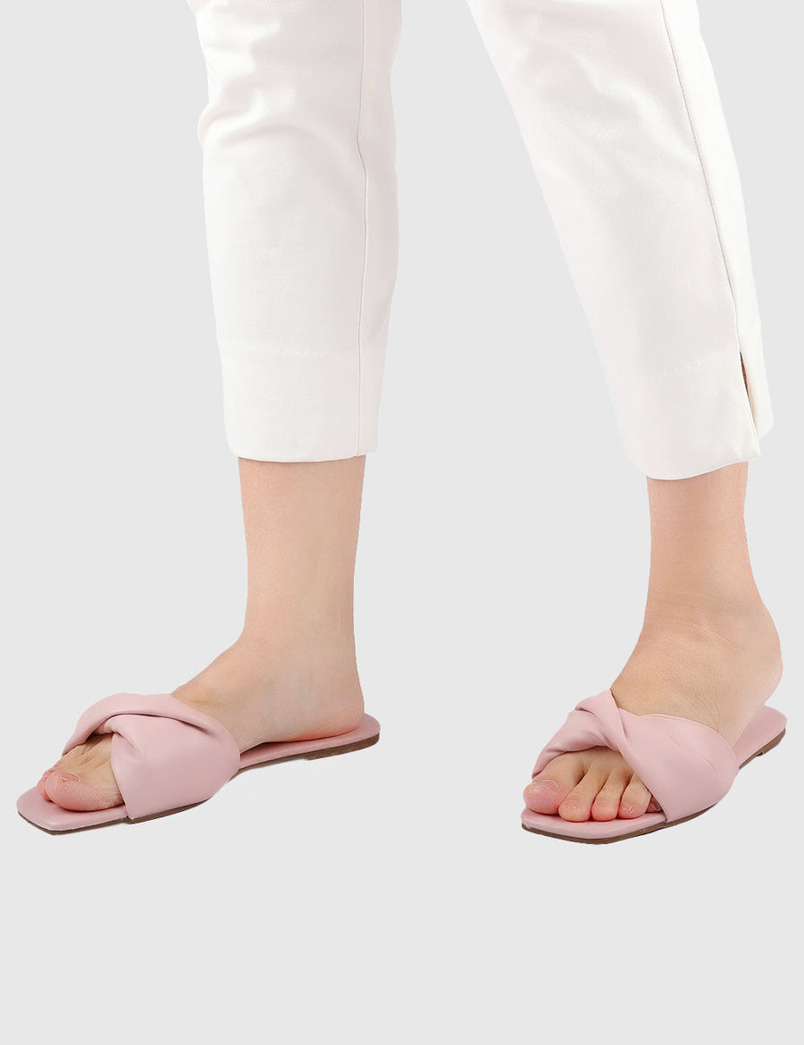 Nella Open Toe Sandals & Flip Flops (Pink)