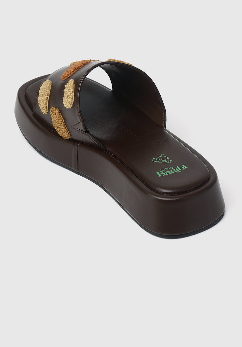 Disney Bambi Dream Big Little One Open Toe Sandals & Flip Flops (Wood)