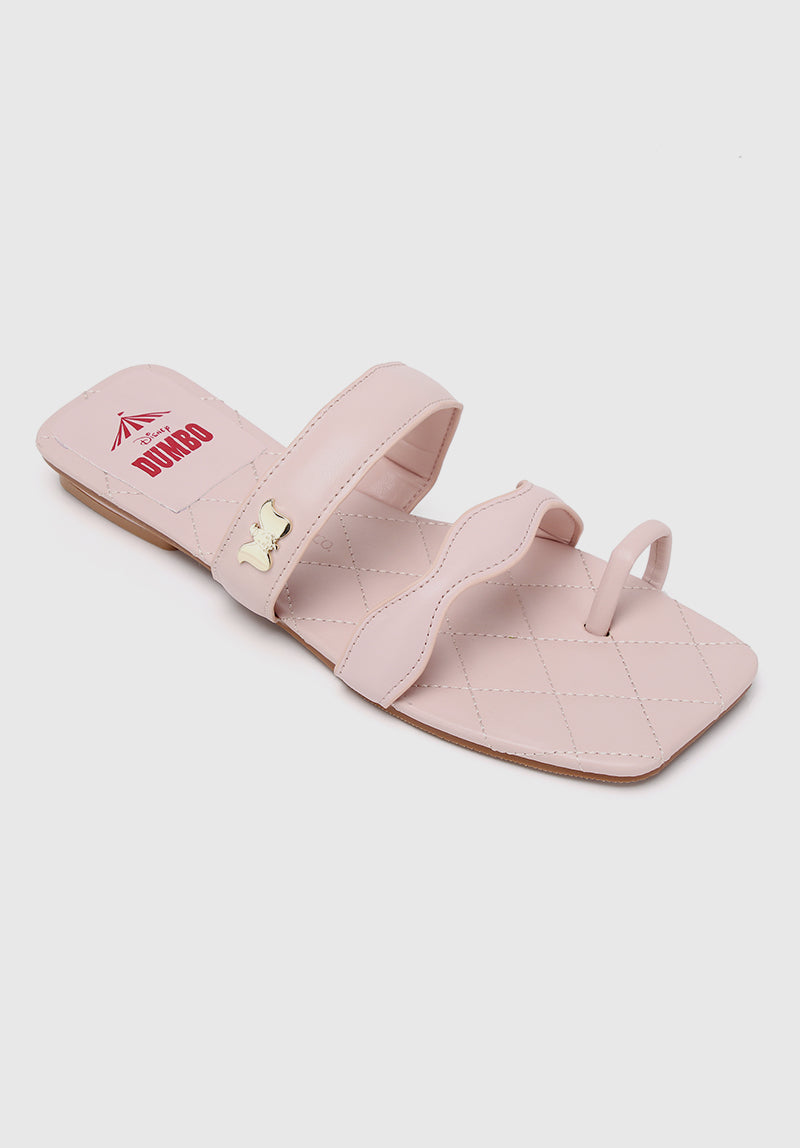 Disney Dumbo Wonders Above Open Toe Sandals & Flip Flops (Pink)