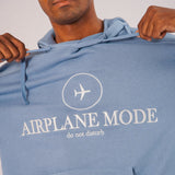 Airplane Mood Long Hoodie (Corn Flower Blue)