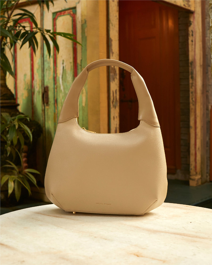 Nurita Harith Norri Medium Hobo Bag (Bone)