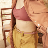 Nurita Harith Noemi Push-Lock Clip Belt (Chestnut)
