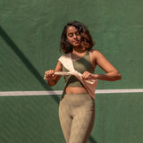 Akira Women Sports Bra (Dark Olive Green)