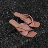 Sapphire Open Toe Heels (Pink)