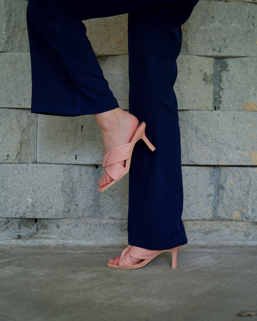 Sapphire Open Toe Heels (Pink)