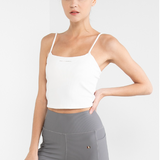 Daphne Women Crop Tank (White)