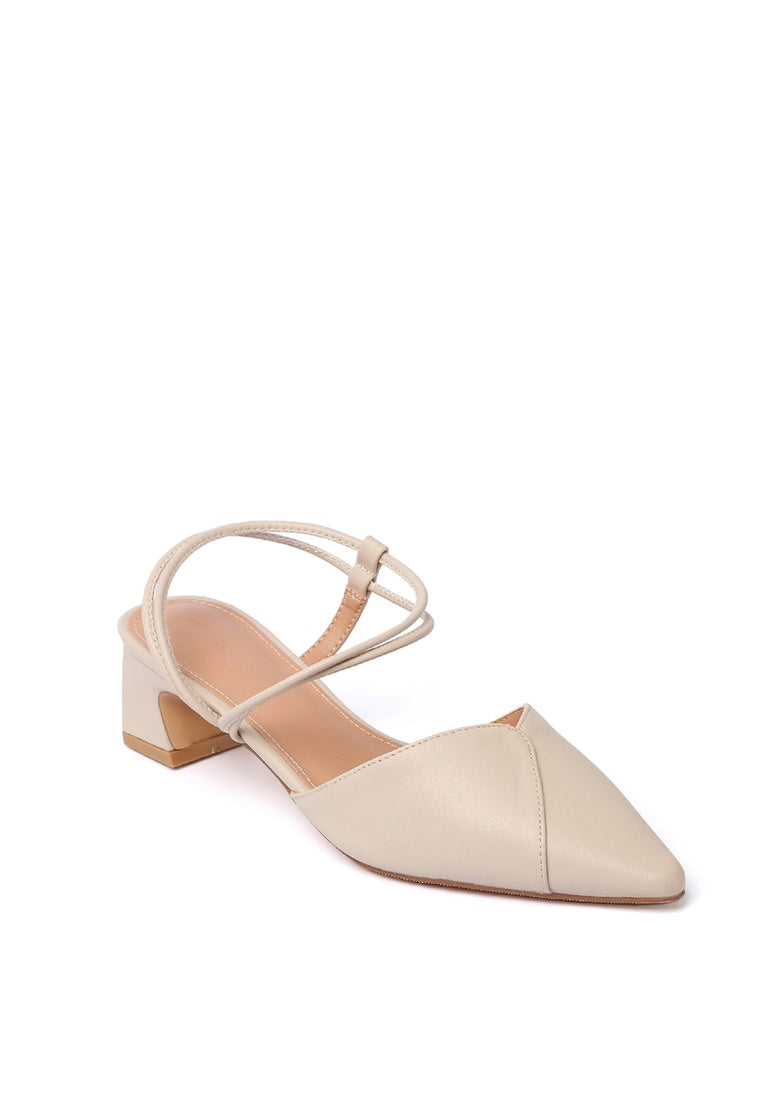 Potion Pointed Toe Heels (Nude)