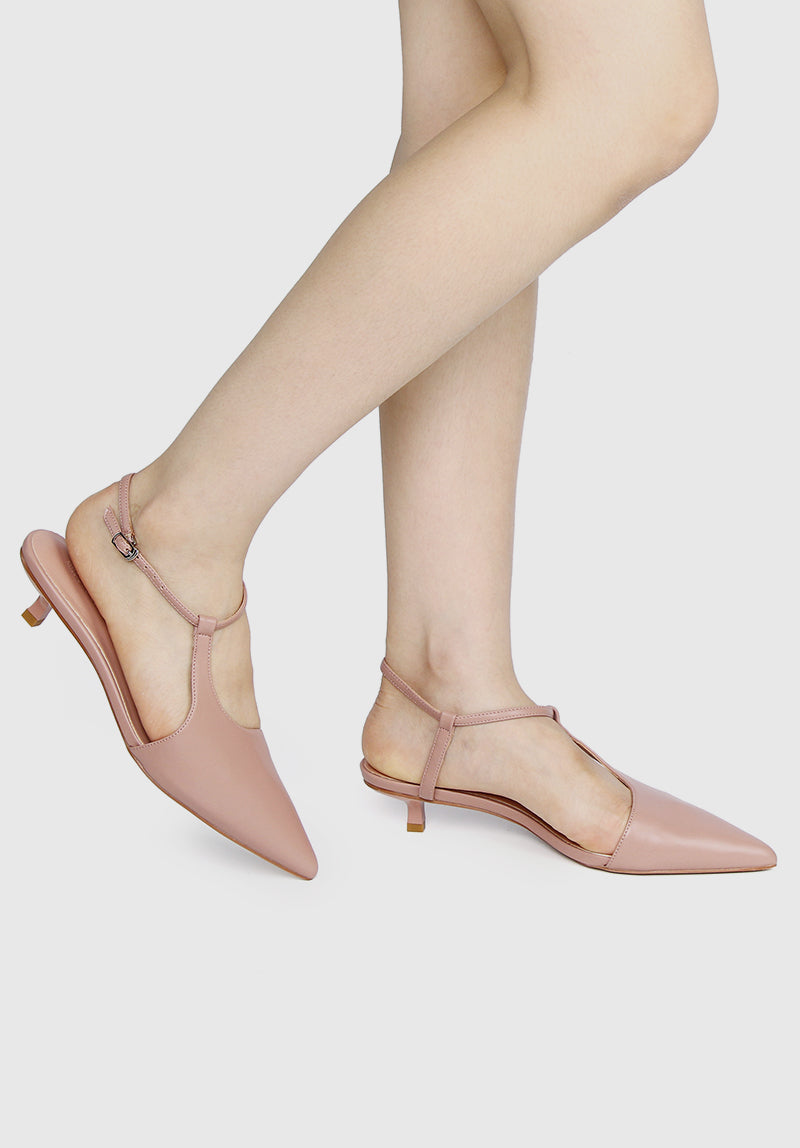 Paris Pointed Toe Heels (Pink)