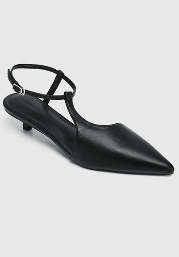 Paris Pointed Toe Heels (Black)