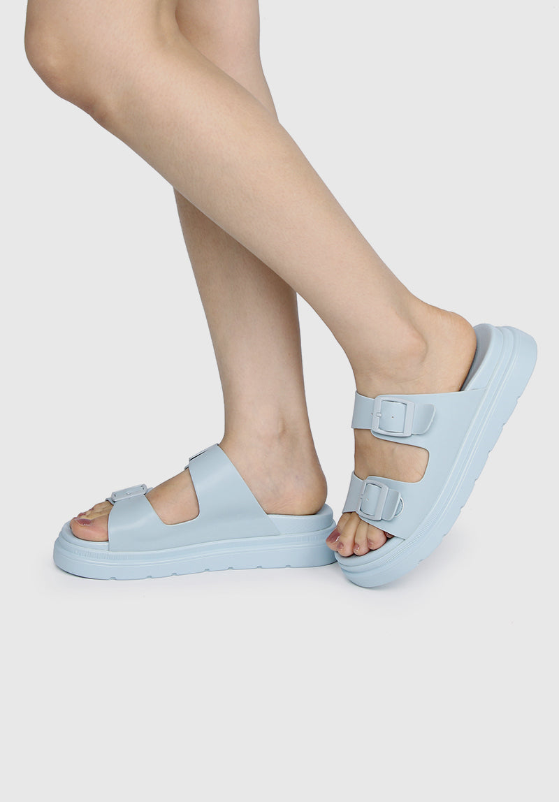 Kendall Open Toe Sandals & Flip Flops (Light Blue)