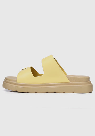 Kendall Open Toe Sandals & Flip Flops (Light Yellow)