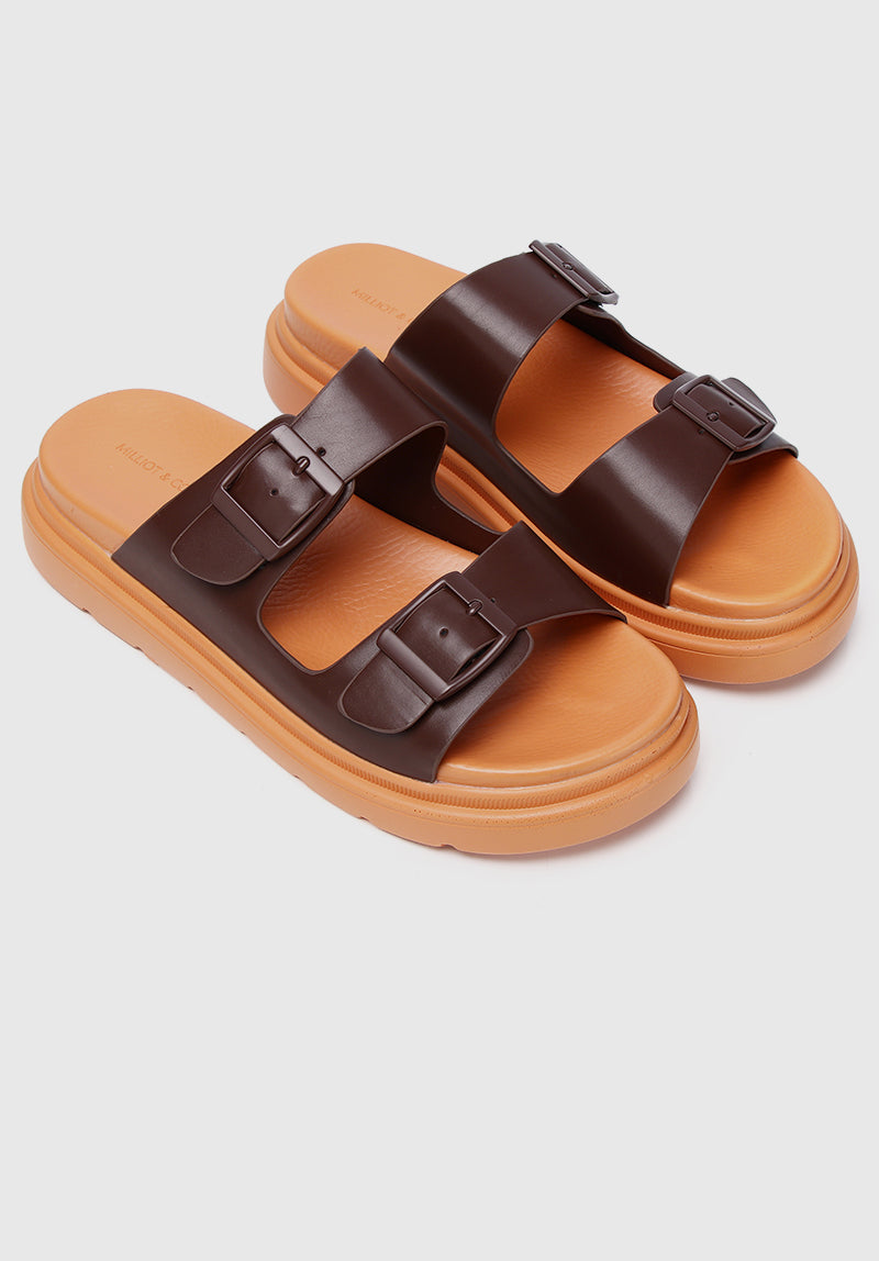 Kendall Open Toe Sandals & Flip Flops (Dark Orange)