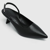 Charmaine Pointed Toe Heels (Black)