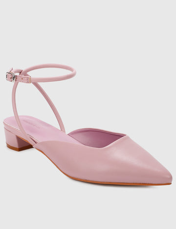 Valencia Pointed Toe Ballerina & Flats (Thistle)