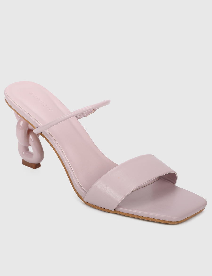 Kylie Open Toe Heels (Purple)
