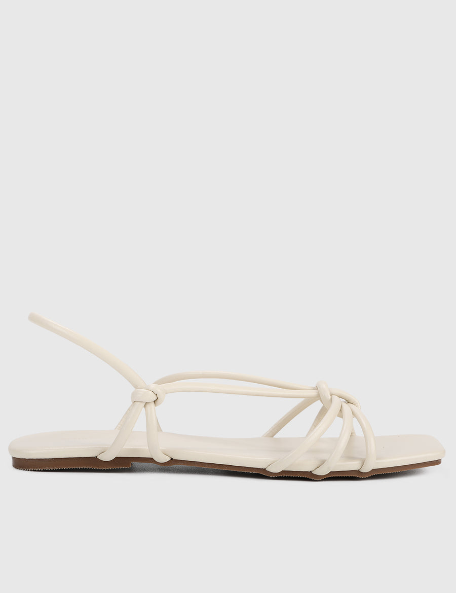 Avalon Open Toe Sandals & Flip Flops (White)