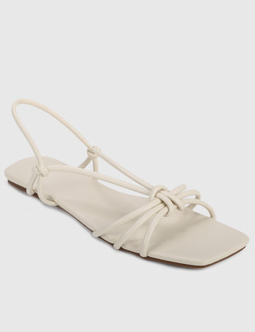 Avalon Open Toe Sandals & Flip Flops (White)