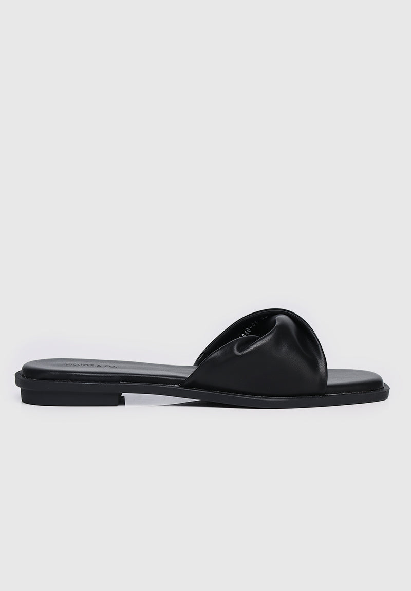 Dalinda Open Toe Sandals & Flip Flops (Black)