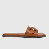 Coleen Open Toe Sandals & Flip Flops (Brown)