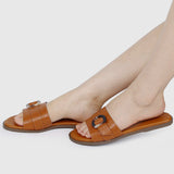 Coleen Open Toe Sandals & Flip Flops (Brown)