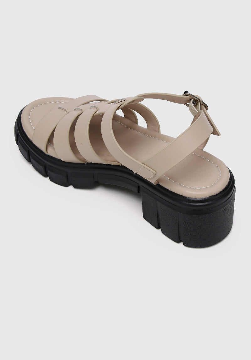 Christabel Open Toe Sandals & Flip Flops (Almond)