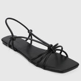 Avalon Open Toe Sandals & Flip Flops (Black)