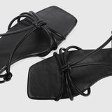 Avalon Open Toe Sandals & Flip Flops (Black)