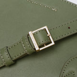 Nurita Harith Nyeki Oval Top Handles Bag (Dark Olive Green)
