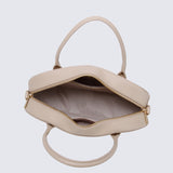 Nurita Harith Nyeki Oval Top Handles Bag (Burlywood)