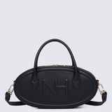 Nurita Harith Nyeki Oval Top Handles Bag (Black)